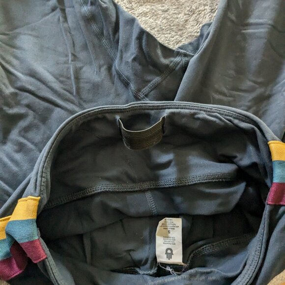 Spiritual Gangster Side Stripe Leggings Navy Blue - Picture 7 of 7